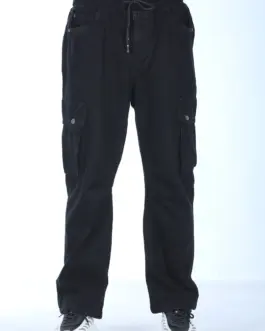 Soft Denim Utility Cargo Baggy