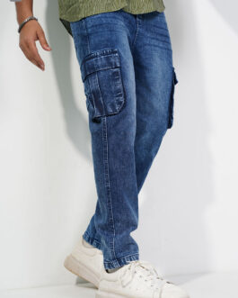 Modern Fit Stitch Cargo Jeans